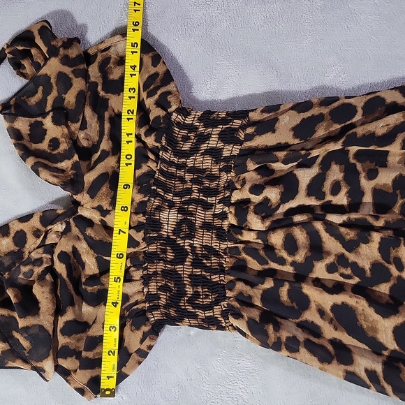 High-Low Animal Print Ruffled Dress 🐆 - Picture 11 of 11